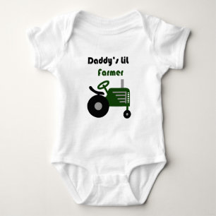 Daddy's Lil Farmer Baby Bodysuit