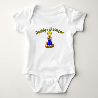 Daddy's Lil Helper - Boy Baby Bodysuit