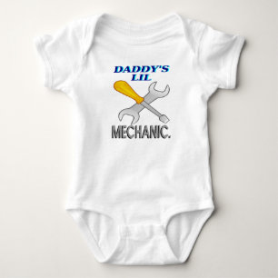 Daddy's Lil Mechanic Baby Bodysuit