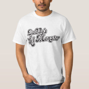 Daddy's Lil Monster Baseball Style T-Shirt
