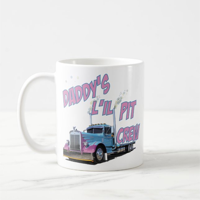 Daddy's L'il Pit Crew Coffee Mug (Left)