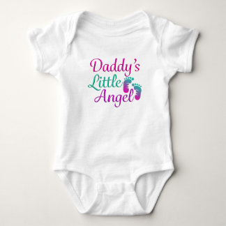 Daddy's Little Angel - Girl Baby Bodysuit