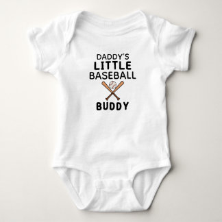 Daddy's Little Baseball Buddy | Cute Baseball Baby Bodysuit
