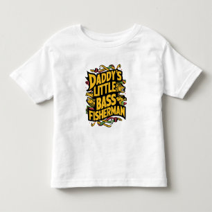 Daddys Little Bass Fisherman Toddler T-Shirt