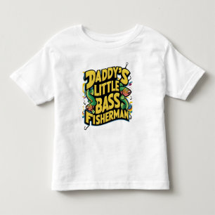 Daddys Little Bass Fisherman Toddler T-Shirt