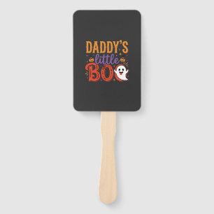 Daddy's Little Boo Halloween Ghost Design Hand Fan