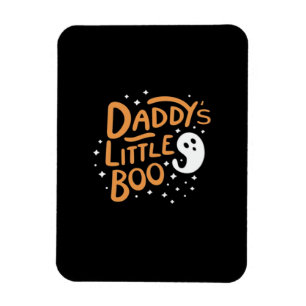 Daddys Little Boo Happy Halloween Style Magnet
