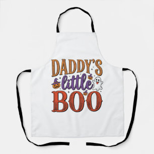 Daddys Little Boo Vintage Halloween Apron
