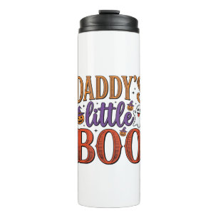 Daddys Little Boo Vintage Halloween Thermal Tumbler