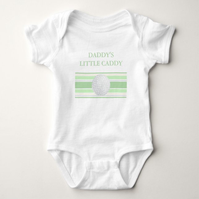 Daddy's Little Caddy Baby Bodysuit (Front)