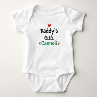 Daddy's Little Cannoli Baby Bodysuit