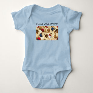 Daddy's little champion baby bodysuit