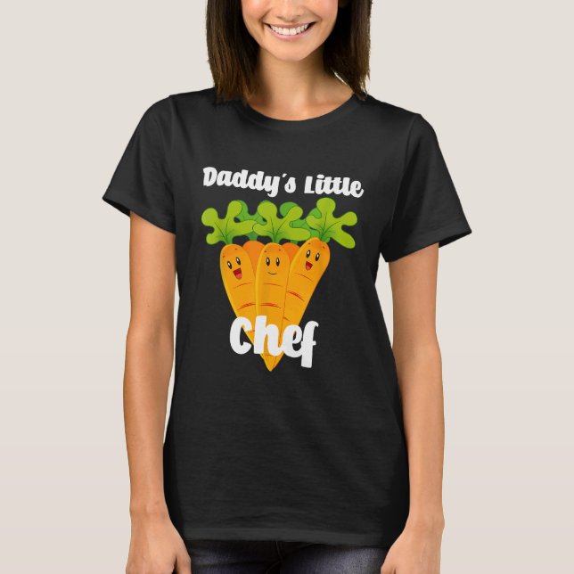 Daddys Little Chef Kid Chef T-Shirt (Front)