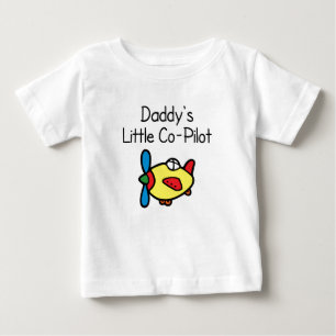 Daddy's Little Co-pilot Baby T-Shirt