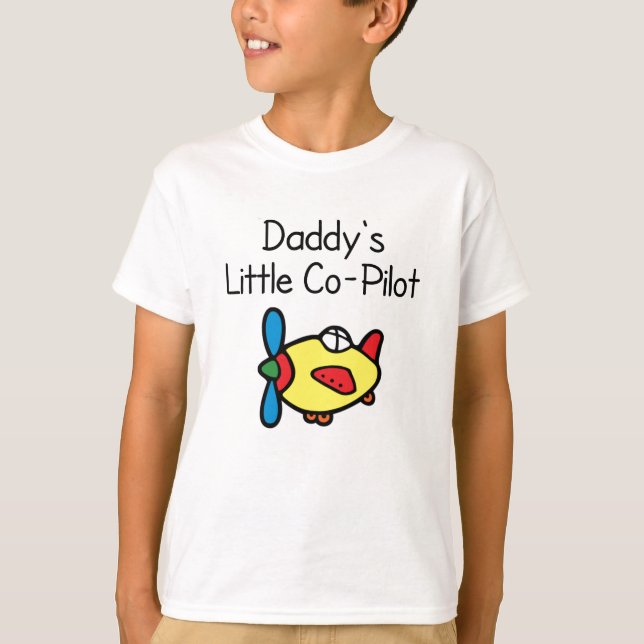 Daddy's Little Co-pilot T-Shirt (Front)