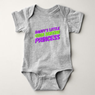 Daddy's Little Coon Hunting Princess Baby Bodysuit