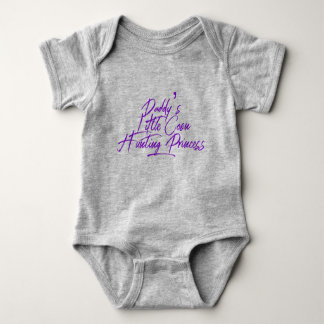 Daddy's Little Coon Hunting Princess Girl Baby Bodysuit