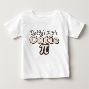 Daddy's Little Cutie Pi Infant Long Sleeve Tee