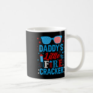 Daddys Little Firecracker Independence Day Firewor Coffee Mug