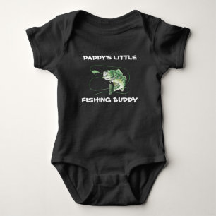 Daddys Little Fishing Buddy Baby Bodysuit