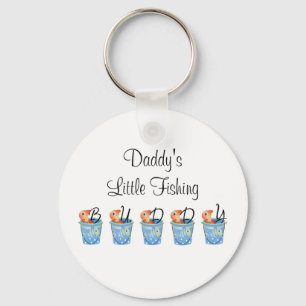 Daddy's Little Fishing Buddy Key Ring