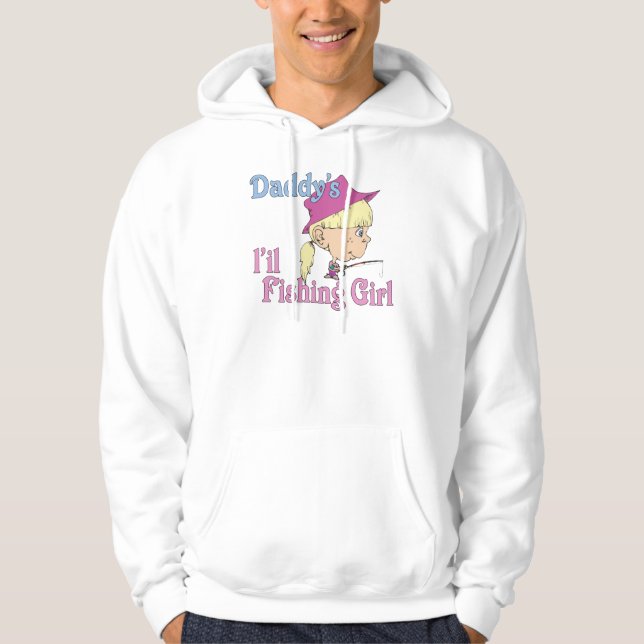 Daddy's Little Fishing Girl Hoodie (Front)