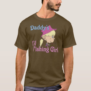 Daddy's Little Fishing Girl T-Shirt