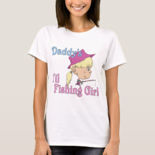 Daddy's Little Fishing Girl T-Shirt