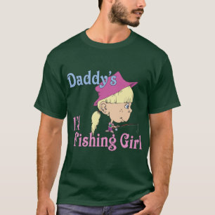 Daddy's Little Fishing Girl T-Shirt