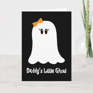 Daddy's Little Ghoul Card