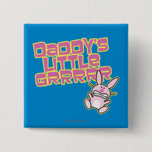 Daddy's Little Girl 15 Cm Square Badge