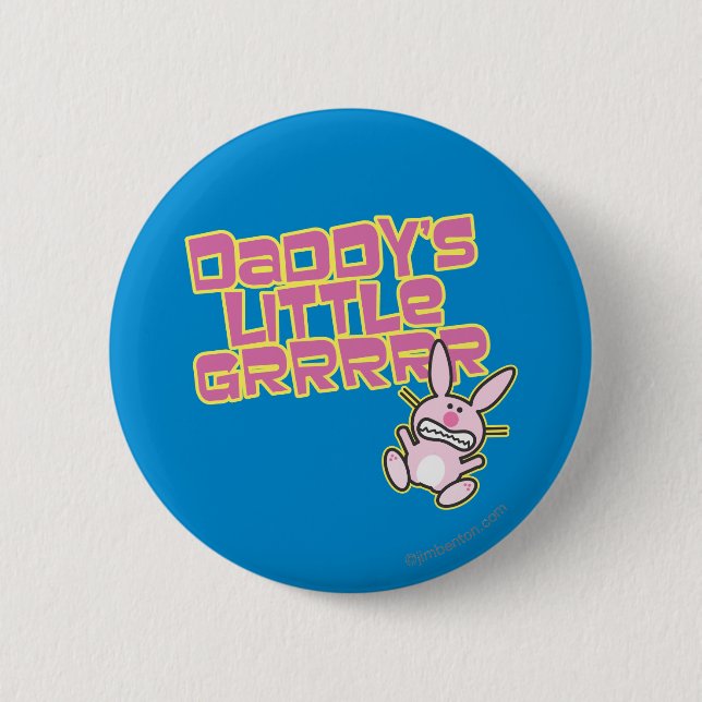 Daddy's Little Girl 6 Cm Round Badge (Front)