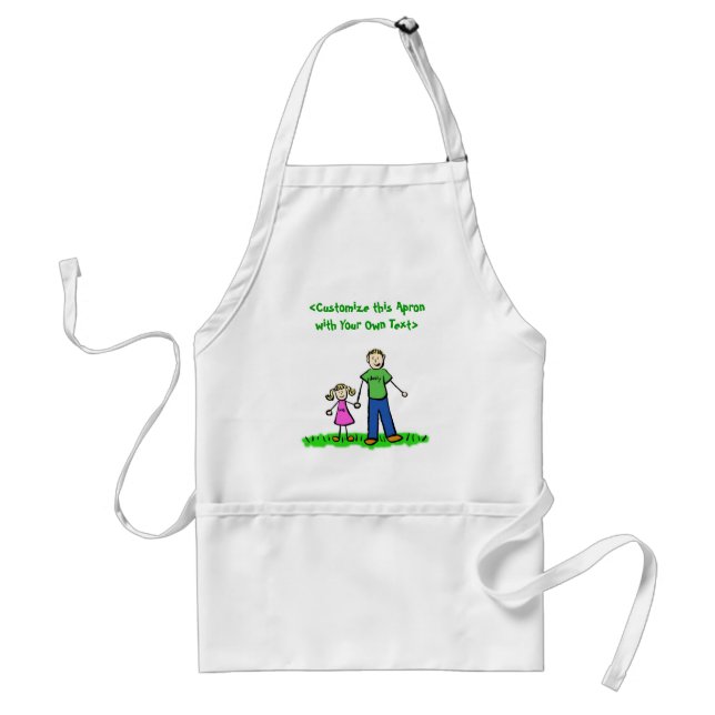 Daddy's Little Girl Apron (Blonde) (Front)