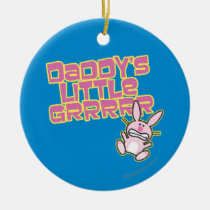 Daddy's Little Girl Ceramic Tree Decoration