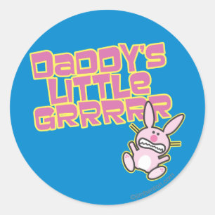Daddy's Little Girl Classic Round Sticker