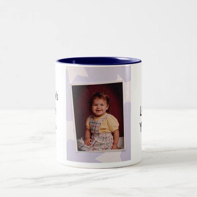 Daddy's Little Girl Cup! Two-Tone Coffee Mug (Center)