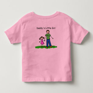Daddy's Little Girl Drawing T-shirt (Customise)