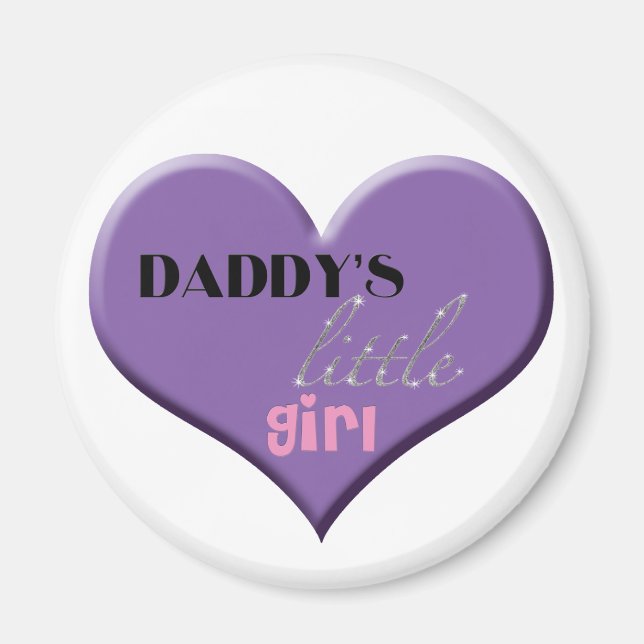 Daddy's Little Girl Magnet (Front)