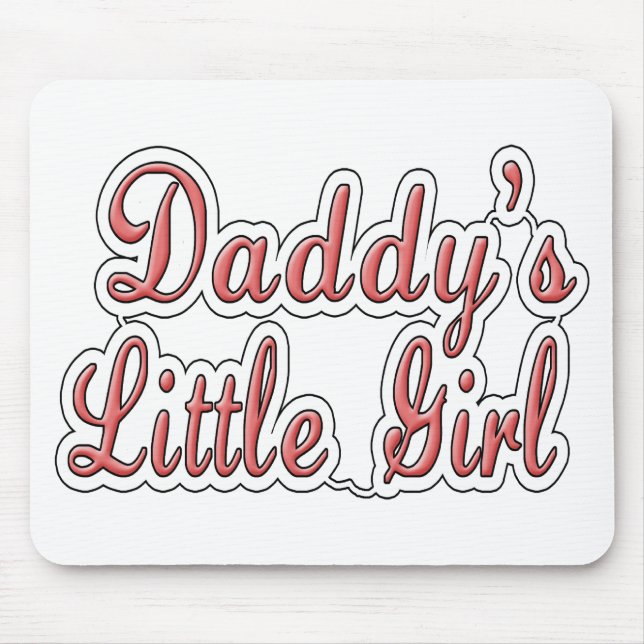 Daddy's Little Girl Mouse Mat (Front)