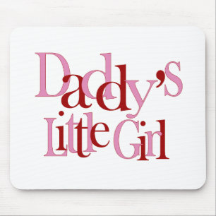 Daddy's little girl mouse mat
