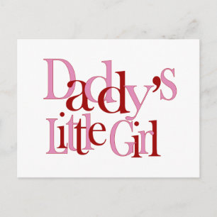 Daddy's Little Girl Postcard