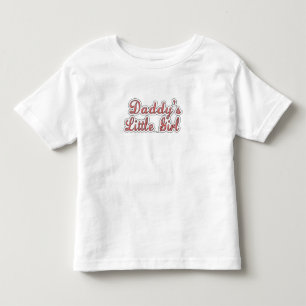 Daddy's Little Girl Text Toddler T-Shirt
