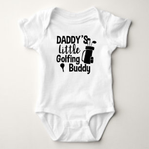 Daddy's Little Golfing Buddy Baby Bodysuit