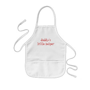 "daddy's little helper" apron