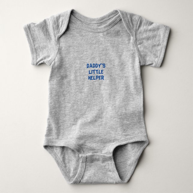 Daddy's Little Helper Baby Bodysuit (Front)