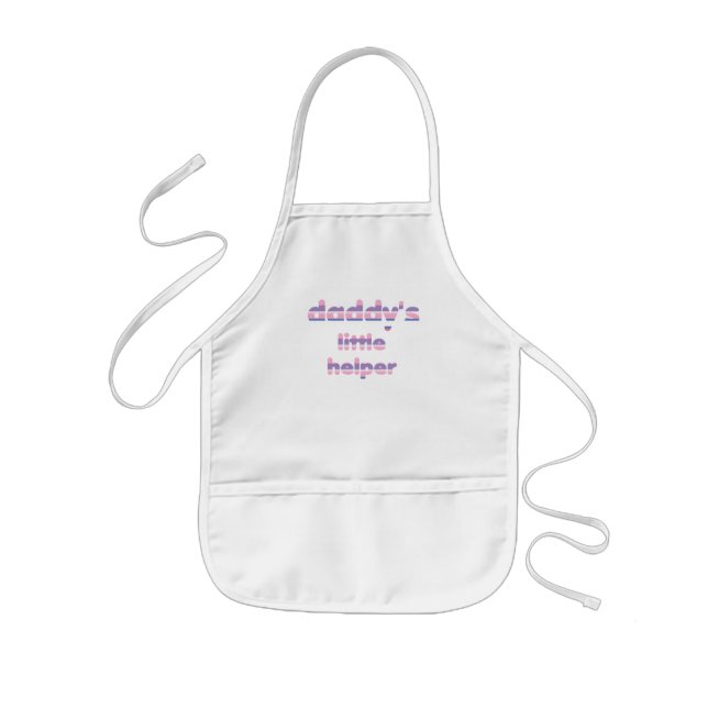 Daddy's Little Helper Kids Apron (Front)