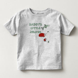 Daddy's little helper Lady bug cool custom shirt