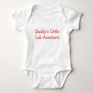 Daddy's Little Lab Assistant Baby Bodysuit