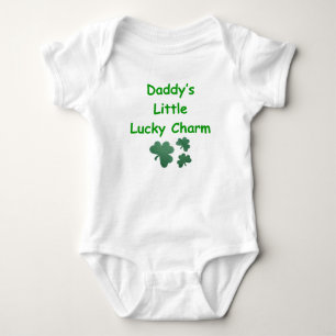 Daddy's Little Lucky Charm Baby Bodysuit