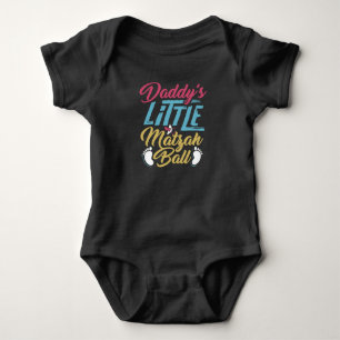Daddy's Little Matzah Ball Baby Bodysuit